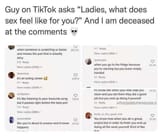 what sex is like to women apparently