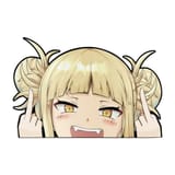 Toga Himiko Crazy Girl Middle Fingers