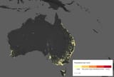 Australia heat map