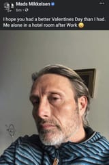 absolute hannibal lecter chad Mads Mikkelsen alone on valentine&#039;s day