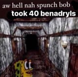 sponge bob benadryl