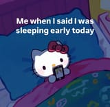 sleeping early