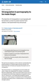 Screenshot 2025-07-20 at 13-50-23 Strangulation in pornography to be made illegal - GOV.UK