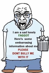 I&#039;m a sad lonely faggot