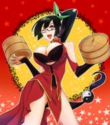 __litchi_faye_ling_and_lao_jiu_blazblue_drawn_by_susu_susuhako__acc04f2c18fba5c21c142fb4d2e2b391