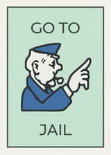 go-to-jail-vintage-monopoly-board-game-theme-card-design-turnpike