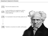Arthur Schopenhauer&#039;s argument for pessimism