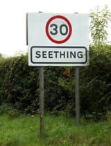 seething