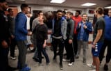 mark zuckerberg meets basketball players