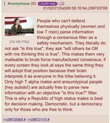 women use a consensus filter