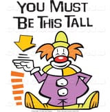 circus-clipart-of-a-cute-carnival-clown-standing-by-a-height-sign-with-you-must-be-this-tall-text-by-johnny-sajem-204