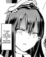 it was like she was looking at walking garbage