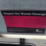 respect our women passengers