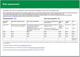 HSE-risk-assessment-template
