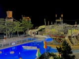 New Jersey waterpark at night