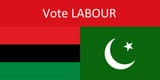 Vote Labour flag