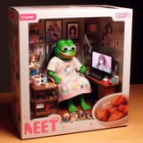 pepe NEET action figure