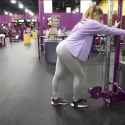 Haley Taylor Workout - 004 - Cable Kickbacks Blonde E-Celeb Youtuber Butt Pants Lycra Spandex 1pcQf0tcEks_thumb.jpg