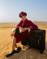 Grace in the golden hour with Gorgeous @stay_steele ----In Frame - @stay_steele Photos - @photophactory.me... #qatarairwayscabincrew #qatarphotographer #dohaphotographer #Qatarairwayscrew #elinchrom #dohainstagram #pradeepkwijekoon