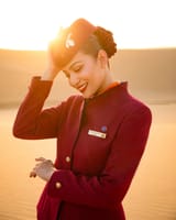Grace in the golden hour with Gorgeous @stay_steele ----In Frame - @stay_steele Photos - @photophactory.me... #qatarairwayscabincrew #qatarphotographer #dohaphotographer #Qatarairwayscrew #elinchrom #dohainstagram #pradeepkwijekoon (3)