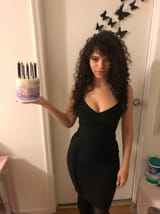black dress