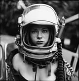 space girl fly away
