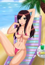 sexypinklady_at_beach_by_sexypinklady_d61psqo