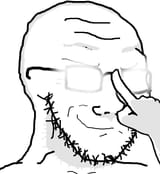 smug glasses soy