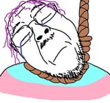 troon closed eyes