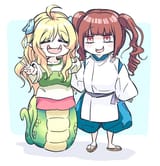 jashin yurine relaxed jinbei peace sign friends