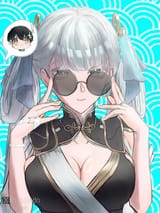 jinhsi fabulous glasses stylish and wonderful wuwa