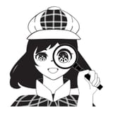 magnifying glass girl