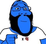 I am blue