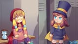Hat kid in the locker room