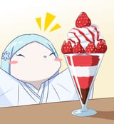koji strawberry ice cream cheer happy