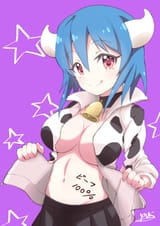 minos absolutely reckless with her big boob milkers revealing promiscuous milk cow