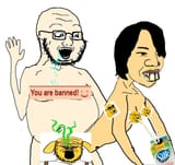 coloured hiro jannies janny open mouth sex soy milk soyboy soyjak tagme-93