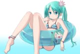 miku is stuck in the tube!