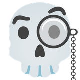 curious skull