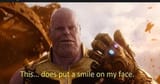 thanos smile