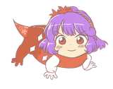 10896 - confident dino forward_facing mountain_of_faith shimenawa smug yasaka_kanako