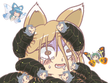 2868 - bug himemushi_momoyo imperishable_night kaku_seiga kudamaki_tsukasa scary ten_desires unconnected_marketeers wriggle_nightbug wtf