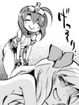 medusa happily watches jashin peacefully sleeping with a smile