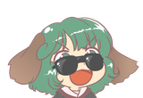 7842 - alternate_headwear alternate_outfit badass fangs kasodani_kyouko sunglasses ten_desires