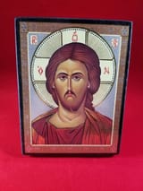 jesus icon red background