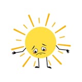 cute-sun-character-with-sad-emotions-depressed-face-down-eyes-arms-and-legs-person-with-melancholy-expression-and-pose-flat-illustration-vector