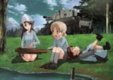 yande.re 359953 sample aki_(girls_und_panzer) girls_und_panzer mika_(girls_und_panzer) mikko_(girls_und_panzer) scanning_artifacts uniform