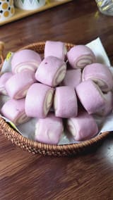Purple-sweet-potato-mantou