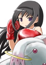 __akemi_homura_and_kyubey_mahou_shoujo_madoka_magica_drawn_by_riuriumagi__6d118dabb1775c0624b604d96e028485