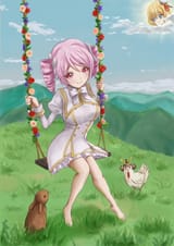 pino swing with chickens lierre sun